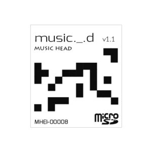 DATA (album) : music._.d v1.1／電子音楽・Electronic MUSIC HEADの音楽｜ポップでストイックなモダン電子音楽を制作配信！ compose unit MUSIC HEADによる音楽データ作品集 タイトル : music._.d v1.1 by music head メディア : microSD card(SDアダプター付属) ファイル形式 : WAV(24bit/96kHz)& mp3(256kbps/44.1kHz) Electronic 9track 4570JPY (税込／送料無料)タイトル : music._.d v1.1 by music head 商品番号 : MHEI-00008 メディア : microSD card(SDアダプター付属) ファイル形式 : WAV(24bit/96kHz)& mp3(256kbps/44.1kHz) スタイル：電子音楽 Electronic 9track 4570JPY (税込／送料無料) music._.dは9つの性質の異なる音編からなるポップでストイックなモダン電子音楽集です。